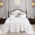 thumbnail image 5 of Home Soft Things Milk Flannel Blanket - White - 90" x 90", 5 of 8