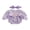 Light Purple, variant on BemeyourBBs Newborn Baby Girl Mardi Gras Outfit They Found Me In A King Cake Bubble Romper Spring Summer Carnival Clothes Bow Front Ruffle Long Sleeve Bodysuit Headband