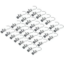 30Pcs Upgrade Double Head Clamp Dipped Clothespin for Laundry Hooks with Clips, Boot Holder, Hanging Clips, Portable Multifunctional Hangers Single Clip Space Saving for Jeans, Hats (30, Black)