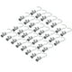 thumbnail image 1 of Fiudx Pinzas para Ropa, Perchero Ahorrador de Espacio, Pinza de Acero Inoxidable Duradera, Percha Giratoria Resistente Al Viento, Ideal para Guardarropa, Organizador de Espacios Pequeños, Juego de 30, 1 of 1