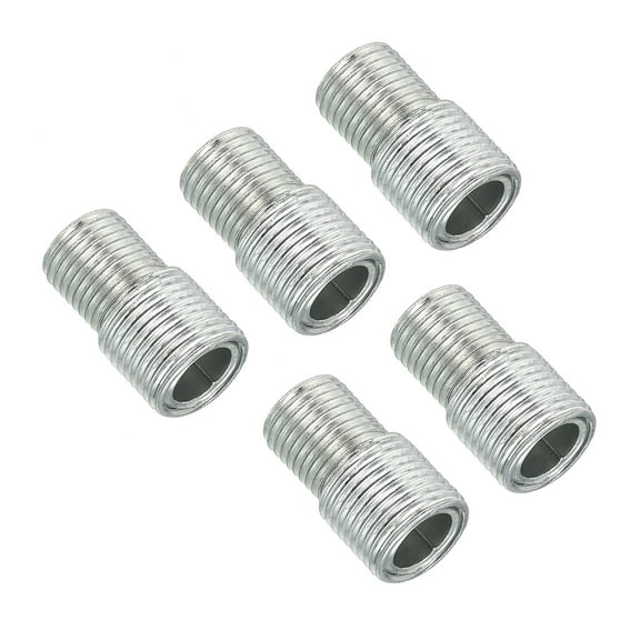 Uxcell M12 to M10 20mm Long Double Male Threaded Reducer Bolt Screw Fitting Adapter 5 Pack