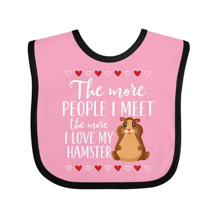 

Inktastic Hamster Pet Funny Hamster Lover Girls Baby Bib