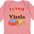 thumbnail image 4 of Inktastic Vizsla Loved By A (Dog Breed) Boys or Girls Long Sleeve Baby Bodysuit, 4 of 5