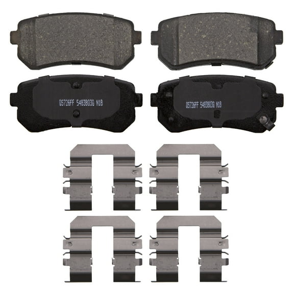 Wagner QuickStop ZD1856 Ceramic Disc Brake Pad Set Fits select: 2016-2019 HYUNDAI SONATA, 2016-2018 KIA OPTIMA