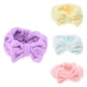 thumbnail image 5 of Bowknot Wash Hair Band Baño Diadema Maquillaje Elástico Banda para el cabello Herramienta Púrpura Hugo Hairband del maquillaje, 5 of 8