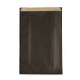 thumbnail image 4 of Bag Tek Black Paper French Fry / Snack Bag - 7" x 3" x 11" - 100 count box, 4 of 7