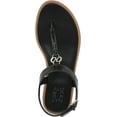 thumbnail image 4 of Naturalizer Women's Lizzi Thong Sandal Black Faux Croco 10M, 4 of 5