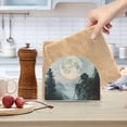 thumbnail image 2 of Yayeee Napkin Holder for Table Kitchen Paper Tissue Organization, Moon and House, 2 of 8