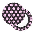 thumbnail image 2 of Balery Pink Groovy Disco Ball Fundas de asiento para taburete de bar redondo de tela de terciopelo ajustables que protegen de arañazos y manchas para sillas de 14 a 17 pulgadas.-13 inch, 2 of 7