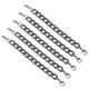thumbnail image 1 of 5 uds cadena de hierro Metal hebilla de doble cabeza DIY funda de teléfono móvil accesorios de bolso hechos a mano (negro), 1 of 8