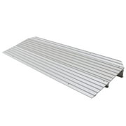 Silver Spring 2-1/4in High Aluminum Mobility Threshold Ramp for Wheelchairs, Scooters, and Power Chairs