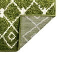 thumbnail image 5 of Unique Loom Tribal Trellis Collection Area Rug - Alaoui (7' 10" Round Green/Ivory), 5 of 11
