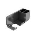 thumbnail image 2 of BAOPAI Wall Mounted Hair Dryer Holder No Drill Installation Space Saving Bathroom Organization Sturdy Plastic Storage Rack, 2 of 8