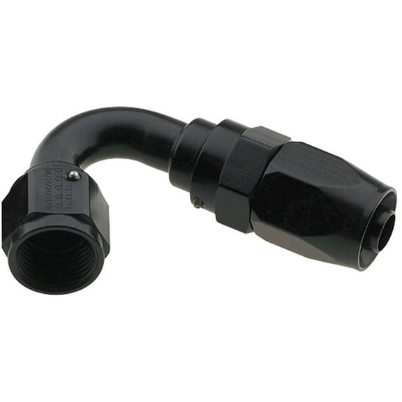 Fragola Hose Fitting #6 120 Deg Pro-Flow Black