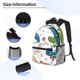 thumbnail image 3 of Disketp Dinosaur Mochila Ligera Clásica con Múltiples Bolsillos, Mochila Casual para Hombre y Mujer, Ideal para Escuela, Trabajo y Viajes, 3 of 6