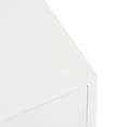 thumbnail image 4 of Kate and Laurel Decklyn Decorative Glam Tea Table, 12 x 12 x 30, White and Gold, Modern Living Room Drink Table with Pull Drawer for Useful Storage, 4 of 9