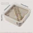 thumbnail image 1 of 1pc Lunch Box Bento Box, Kitchen Plastic Food Container, Home Kitchen Accessories, 1 of 5