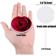 thumbnail image 2 of FMSHPON Romantic Flower Rose Close Up Set of 4 Car Coaster for Drinks, Absorbent Ceramic Stone Coasters Cup Mat with Cork Base for Home Kitchen Room Coffee Table Bar Decor, 2 of 5