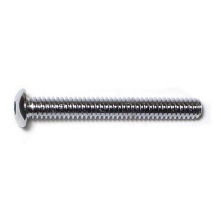 

1/4 -20 x 2 Chrome Grade 8 Button Head Socket Cap Screws (5 pcs.)