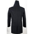 thumbnail image 5 of West End Men's Single Breasted Wool 3/4 Length Topcoat with Hood 48R, Black, 5 of 15