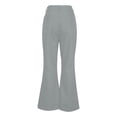 thumbnail image 4 of CONZONE Mens 70s Disco Flared Pants Straight Leg Vintage Pants for Men Trendy Slim Fit Solid Modern Bell Bottom With Pockets, 4 of 4