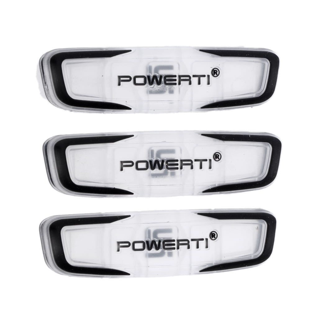 3 Pieces Long Tennis Racquet Shock Absorber Vibration Dampeners Damper Set