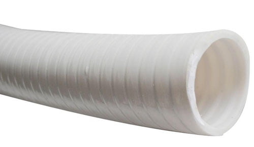 Inner Diameter 1/2 Vacuum-Rated Clear PVC Tubing with Steel Wire Reinforcement for Food Beverage and Dairy Applications Outer Diameter 13/16-50 ft