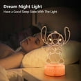 thumbnail image 4 of Ariel Princess 3D Illusion Night Light, 16 Color Night Light - 3D LED Intelligent Remote Control Lamp for Room Decoration and Festival Gift, 4 of 4
