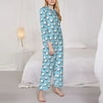thumbnail image 3 of Balery Golf Balls 1 Conjunto de Pijama con Estampado para Mujer, Conjunto de Dos Piezas con Manga Larga, Ropa de Dormir Suave con Bolsillos, Pijamas Cómodos-Large, 3 of 7