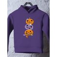 thumbnail image 3 of Funny Colorful Pumpkin Stack Hoodie Toddler -Image by Shutterstock,  2 Toddler, 3 of 4