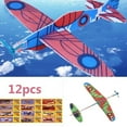 thumbnail image 2 of 24 Pcs Foam Gliders Planes Toys for Kids, Paper Airplane, Party Favors Goodie Bag Stuffers, Outdoor Flying Toys, Bulk for Classroom Prizes Boys and Girls, 2 of 9