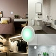thumbnail image 4 of 3pcs/6pcs LED Motion Sensor Light, Round Cordless Battery Operated Puck Night Light, with Remote, Adhesive Magnetic Light Fixtures, for Hallway, Bathroom, Bedroom, Kitchen, Cabinet,Home Decor, 4 of 9