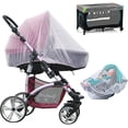 thumbnail image 2 of Mosquitera Universal para Cochecito/Protección contra insectos para cochecito y silla de paseo, óptima contra picaduras, tejido de malla fina y resistente, lavable - Blanco Rojo Verde Cocina, Decoración y Otros, 2 of 5