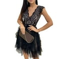 thumbnail image 2 of Formal Dress Lace Net Yarn Summer Hollow Out A-Line Dress for Wedding, 2 of 13