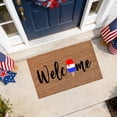 thumbnail image 4 of weibbin Independence Day Non Slip Doormat Patriotic Patterns Entrance Rug Durable Easy Clean Indoor Outdoor Entryway Floor Mat 16*23IN, 4 of 6