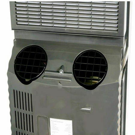 500 Base Unit - Whynter 14,000 BTU Dual Hose Portable Air Conditioner with Heater, Platinum/Black