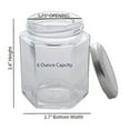 thumbnail image 2 of Contemporary Home Living Set of 12 Multi-purpose Glass Jar 4.50", 2 of 2