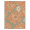thumbnail image 4 of KUETH 8X10 Vintage Floral Area Rugs Machine Washable Rugs for Living Room, Non Slip Flat Pile Rug with Rubber Backing, Boho Rug for Entryway Bedroom Dining Room Home Office, 4 of 4