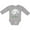 AC-Heather Grey, variant on Inktastic Mimi Loves Me- Cute Elephant Boys or Girls Long Sleeve Baby Bodysuit