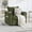 Green, variant on Delmango 32“ Wide Swivel Accent Chair, Comfy Couch with Cup Holders and Side Pockets, Modern Sofa Chair for Living Room, Bedroom, Corner, Gray