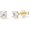 0.4 CTTW-gold, variant on FANCIME Round Stud Earrings with Lab-Grown Diamond 0.22-0.61 Ct (Colours D-E, Clarity VS) 925 Sterling Silver Earrings Stud Earrings Gifts Jewellery for Women