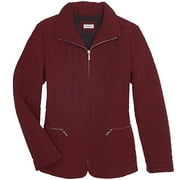 George - Women's Plus Quilted Zip Jacket