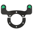 thumbnail image 2 of Carbon Fiber Steering Wheel Modified Button Kit - Universal Fit for Horns and Lights, 2 of 7