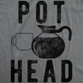 thumbnail image 2 of Mens Pot Head T Shirt Funny Coffee Tee for Guys Caffeine Sarcastic  Tee Graphic Tees, 2 of 7
