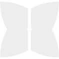 thumbnail image 4 of 24"OD x 1"ID x 9"C x 1"P Cosmo Architectural Grade PVC Contemporary Ceiling Medallion, Two Piece, 4 of 11