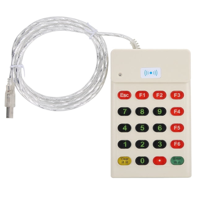 ATTOE Smart Keyboard RFID Access Control Reader Card Reader Dual USB Security Door Entry (ID)-0816371