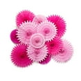 thumbnail image 3 of Easy Joy 12pcs Pink Party Decorations Hanging Paper Fans for Valentine's Day Birthday Wedding Decoration, 3 of 7