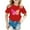 a-Red, variant on WMQPNNS Girls Summer Tops Casual Short Sleeve T-Shirts Kids Graphic Tees Size 7/8 Crewneck Cotton T Shirt Printed Casual Loose Tunic Shirt Printed Tops(Size 7-8 Years, a-Pink)