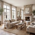 thumbnail image 4 of Safavieh Landen Leaf Floor Lamp 63.5 in., Antique Gold, Off-White Shade, 4 of 11