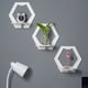 thumbnail image 5 of Estante Flotante de Pared Sin Taladro - Plástico Blanco, Instalación Sin Perforación y Sin Huellas, Repisa Decorativa para Plantas/Libros/Decoración del Hogar (29x29x21cm), 5 of 6
